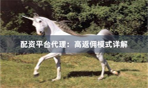 配资平台代理：高返佣模式详解